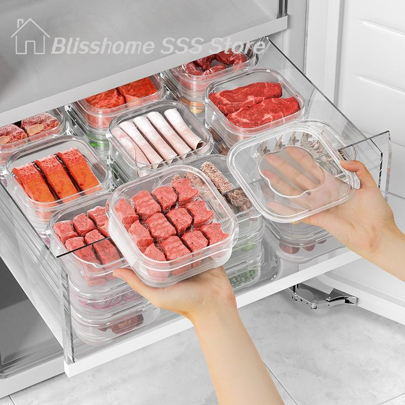 【S】5/10PCS Freeze Meat Preserv - огляд і ціна Food Storage Freezer Containers