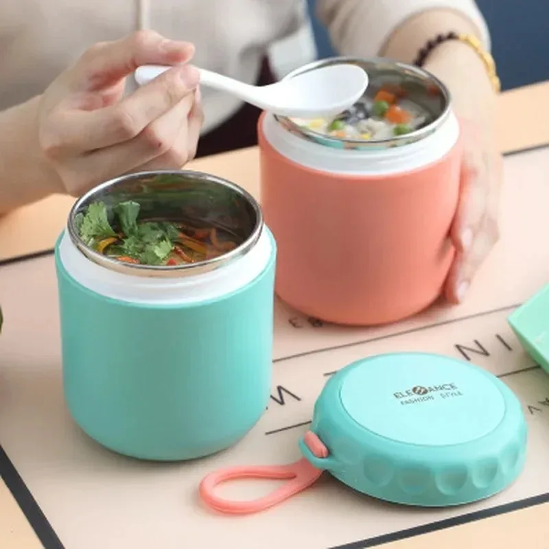 Lunch Box Food Thermal Jar Ins - огляд і ціна Food Storage Aluminum Containers