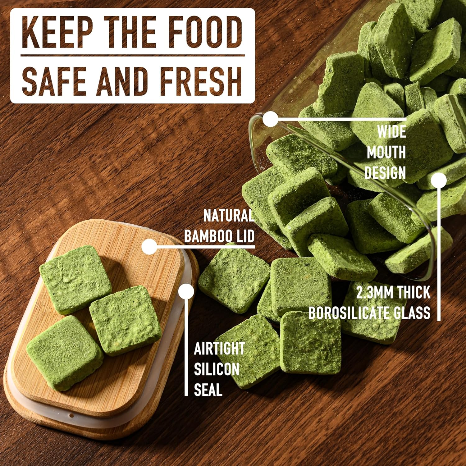 37oz Rectangle Airtight Glass  - огляд і ціна Set Food Storage