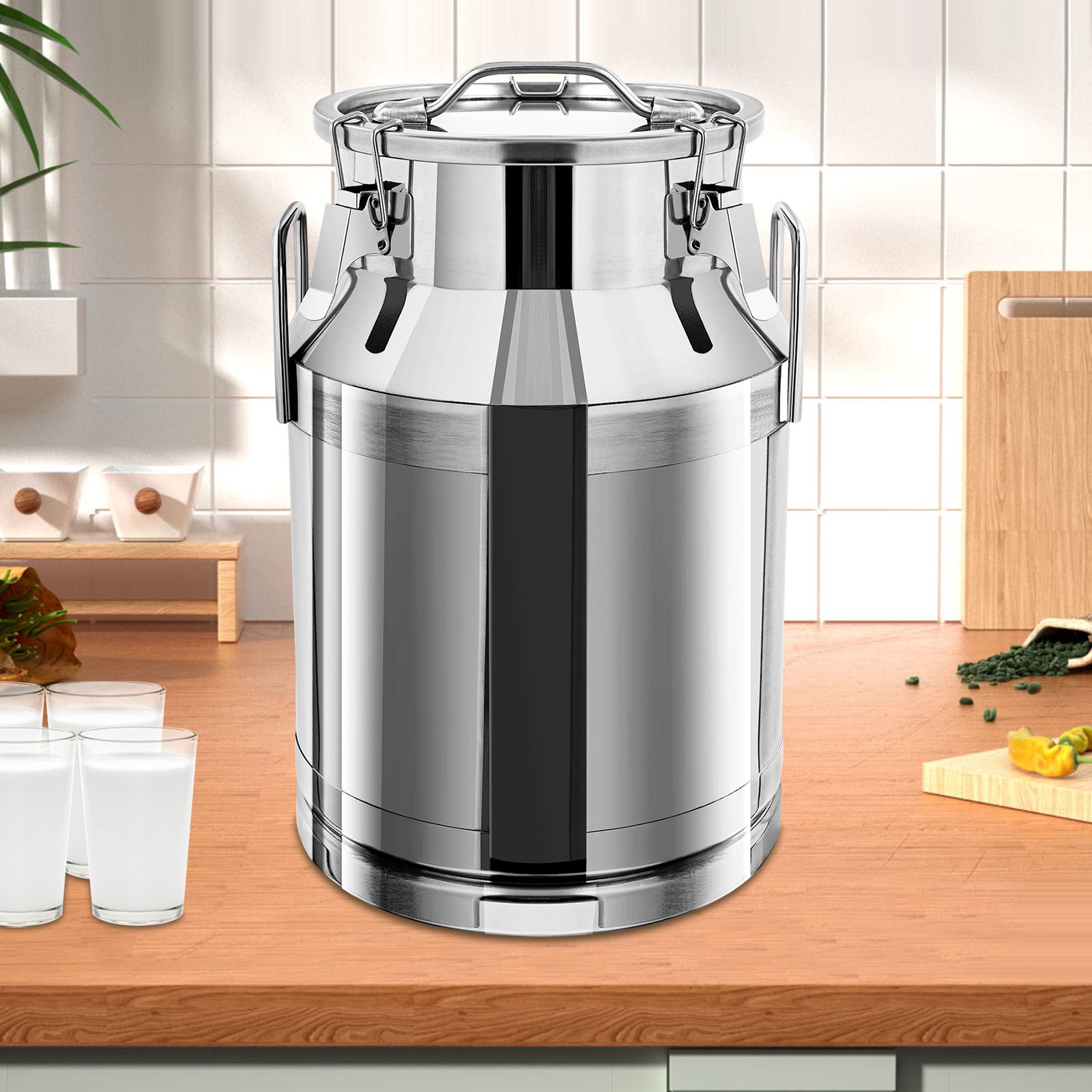 3L Milk Can Stainless Steel Fo - огляд і ціна Food Storage Stainless Steel