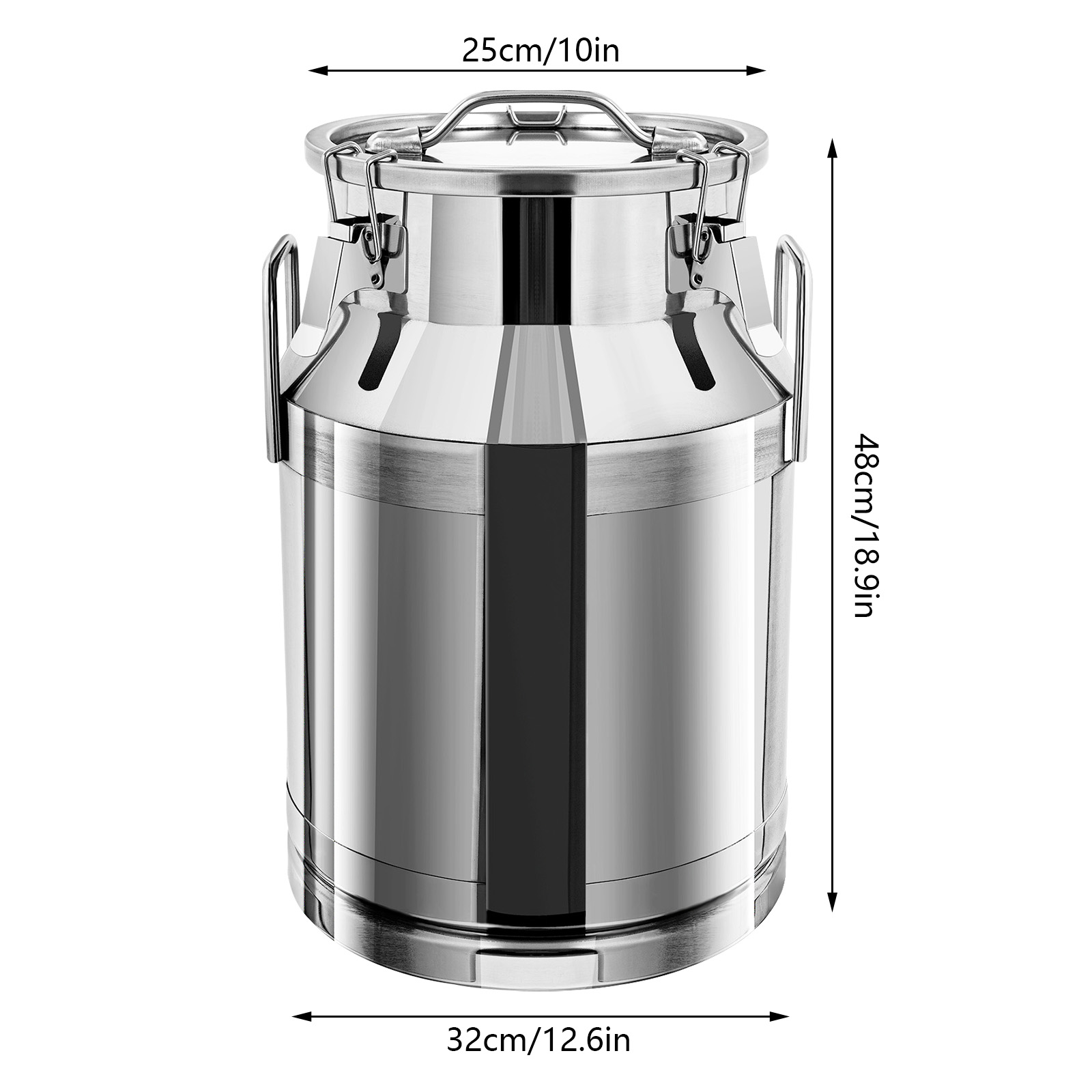 3L Milk Can Stainless Steel Fo - огляд і ціна Food Storage Stainless Steel