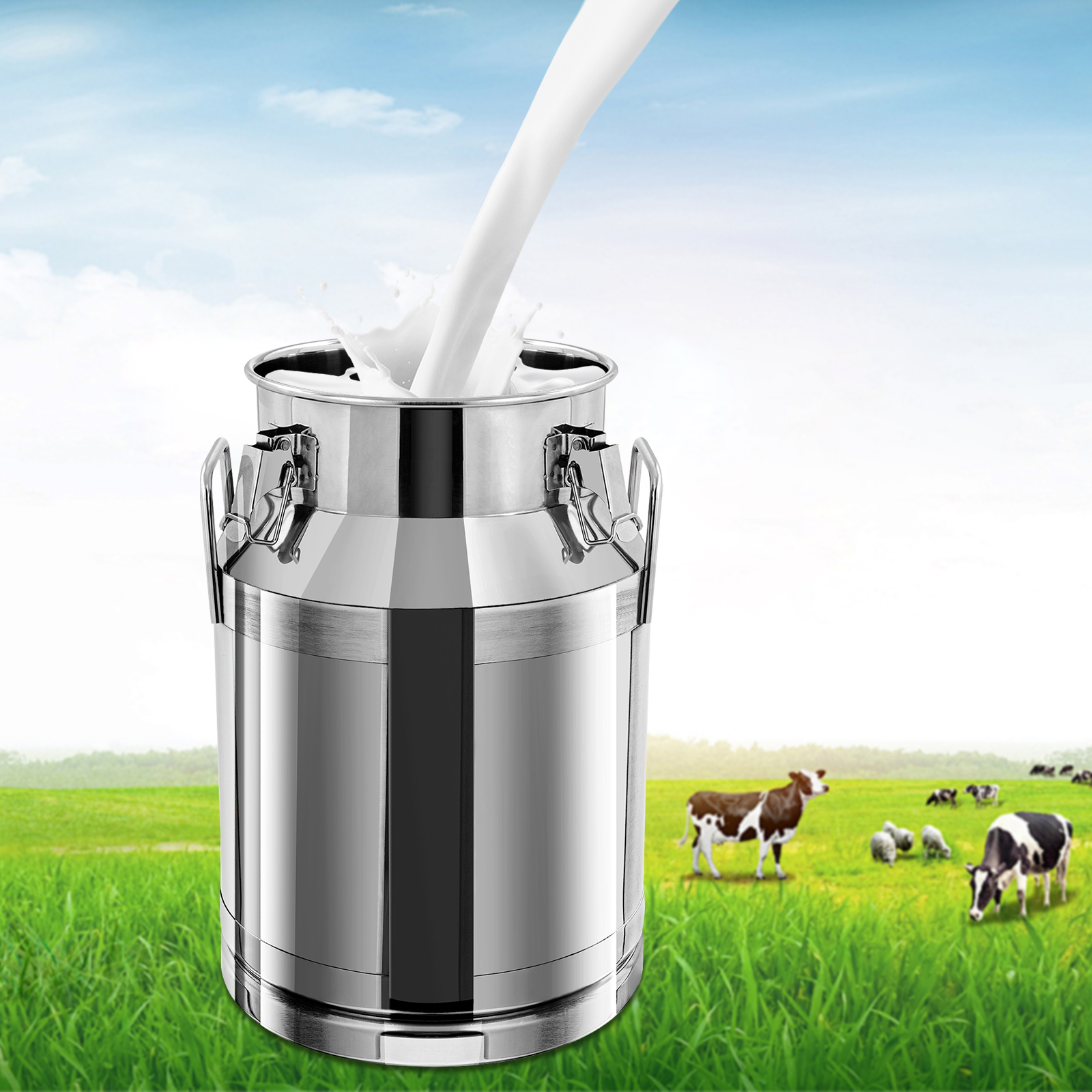 3L Milk Can Stainless Steel Fo - огляд і ціна Food Storage Stainless Steel