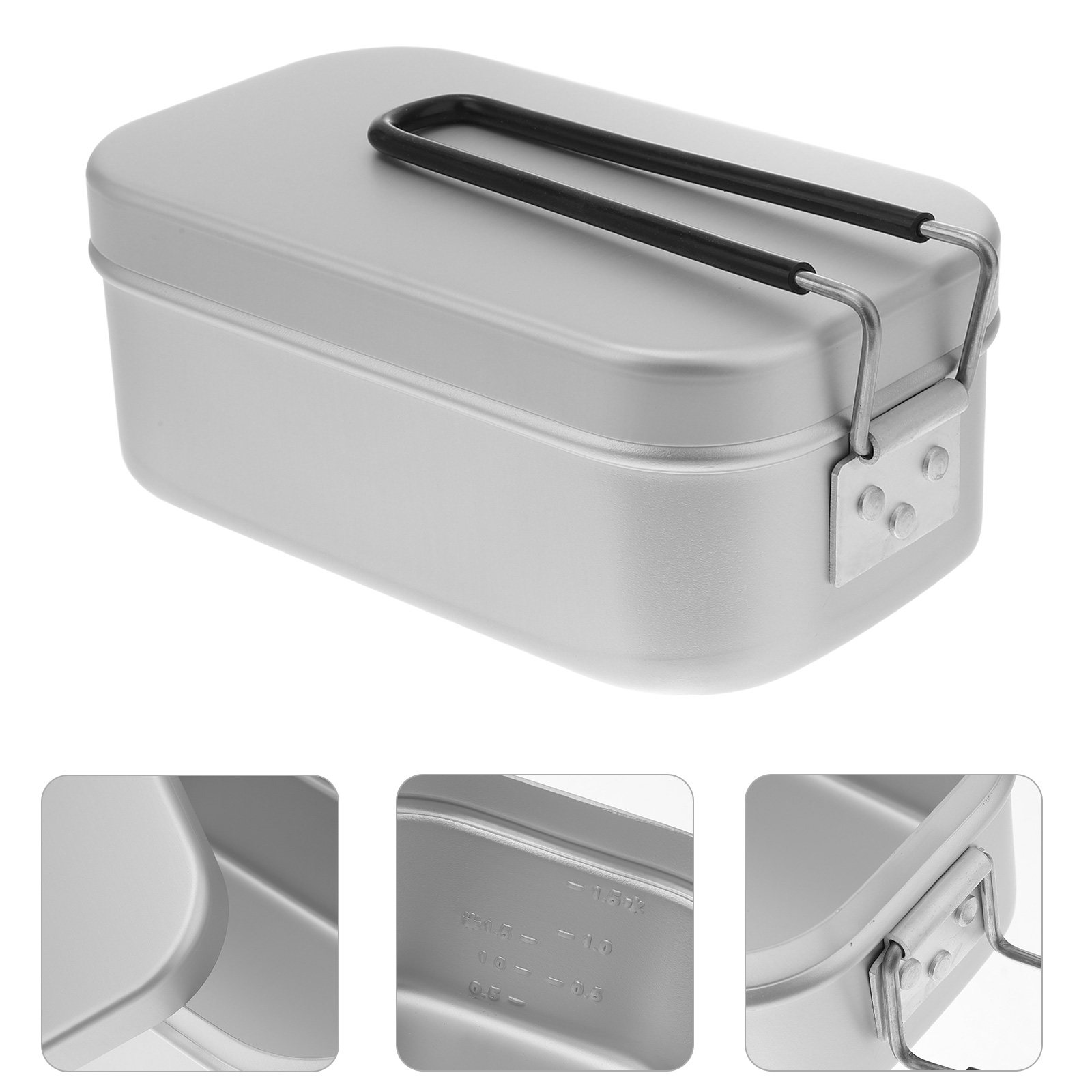 Lightweight Aluminum Tin Lunch - огляд і ціна Food Storage Aluminum Containers
