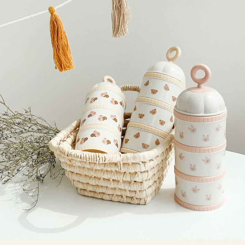Cute Bear Milk Powder Box Baby - огляд і ціна Food Storage Dispenser