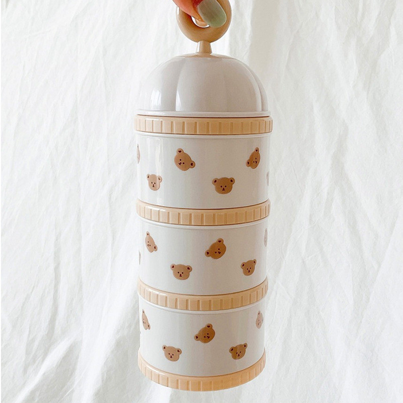 Cute Bear Milk Powder Box Baby - огляд і ціна Food Storage Dispenser