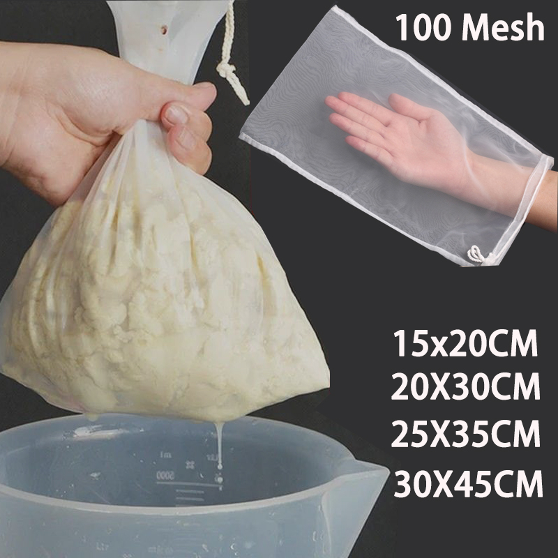 100 Mesh Nylon Filter Nut Milk - огляд і ціна Food Storage Net