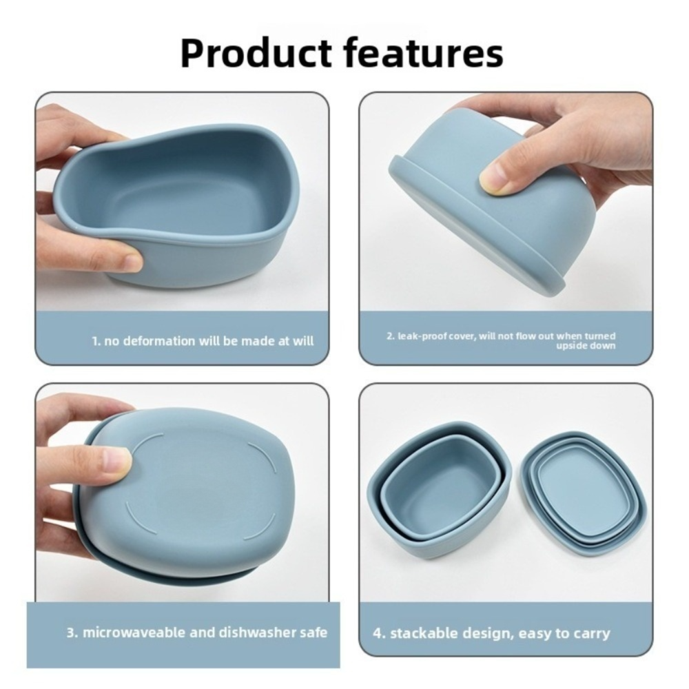 New Food Grade Silicone Lunch  - огляд і ціна Food Storage Oven Safe