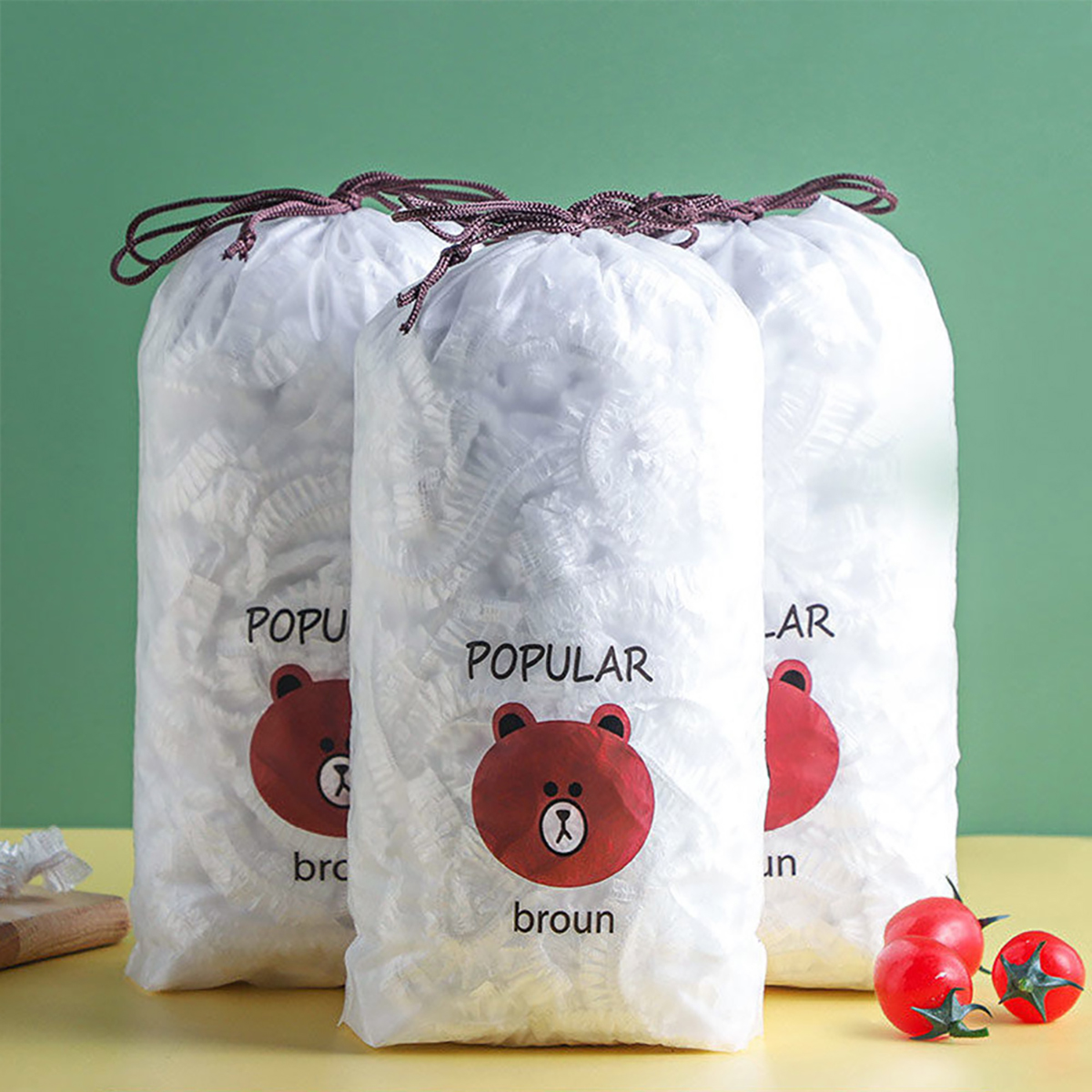 300PCS Disposable Food Keeping - огляд і ціна Food Storage With Colander