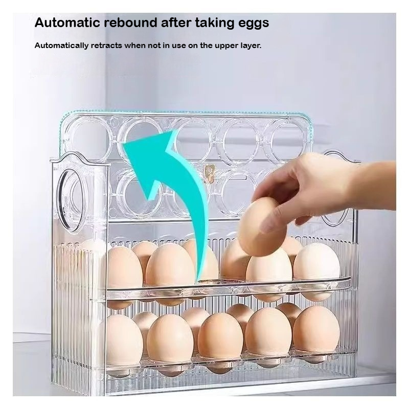 Automatic Rebound Egg Storage  - огляд і ціна Food Storage With Dividers