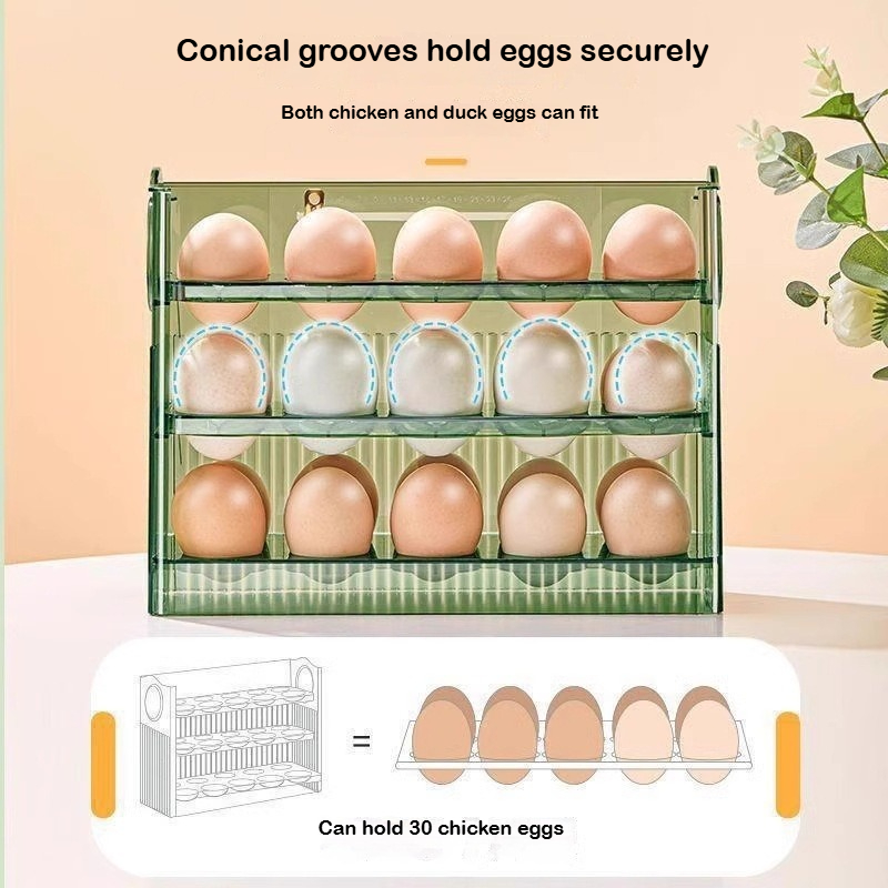 Automatic Rebound Egg Storage  - огляд і ціна Food Storage With Dividers