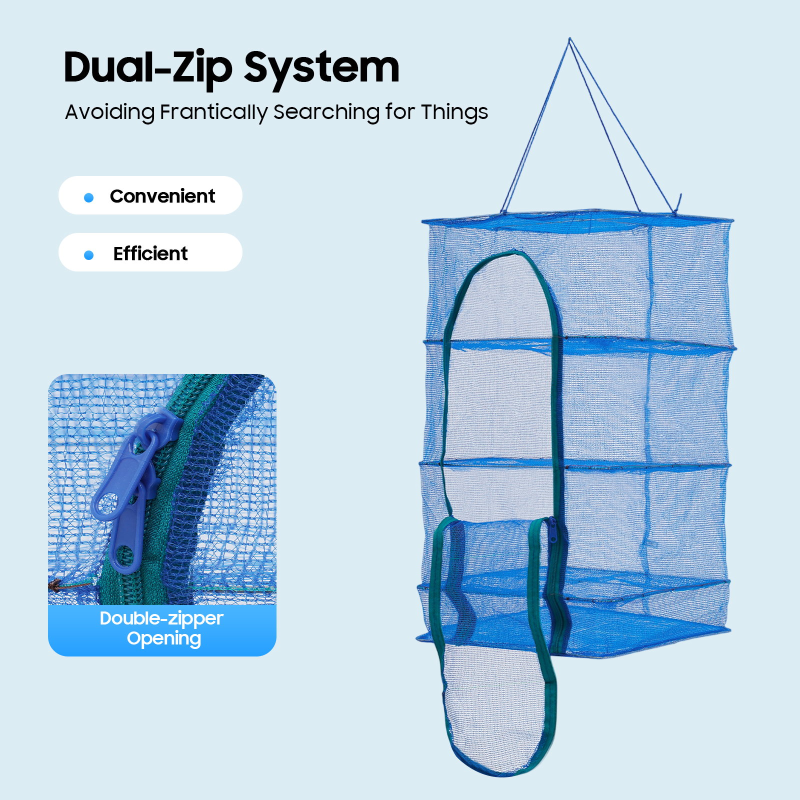 4-Tier Hanging Drying Net Rack - огляд і ціна Food Storage Net