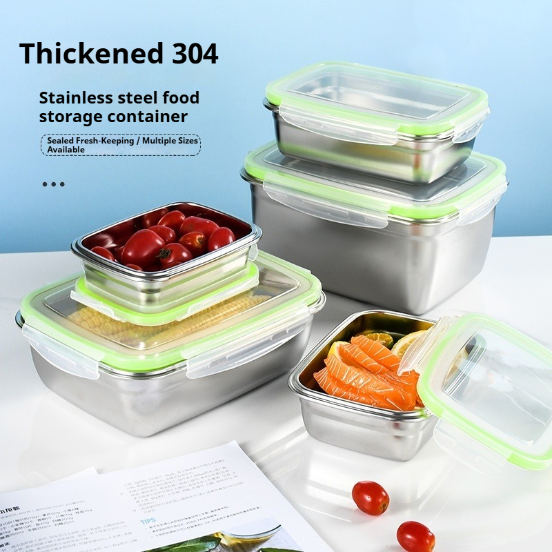 304 Stainless Steel Lunch Box  - огляд і ціна Food Storage Oven Safe