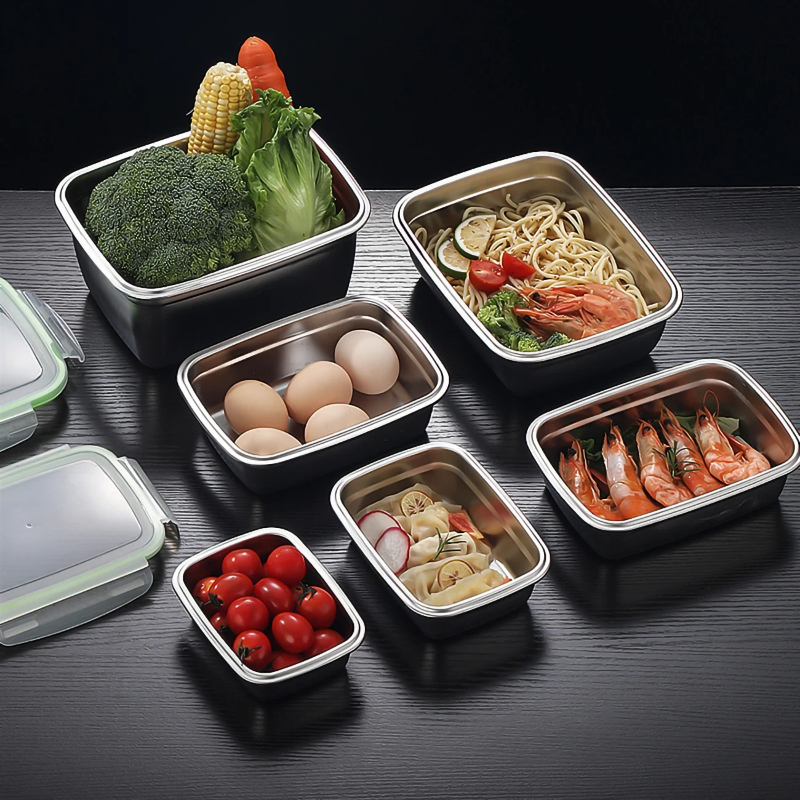 304 Stainless Steel Lunch Box  - огляд і ціна Food Storage Oven Safe