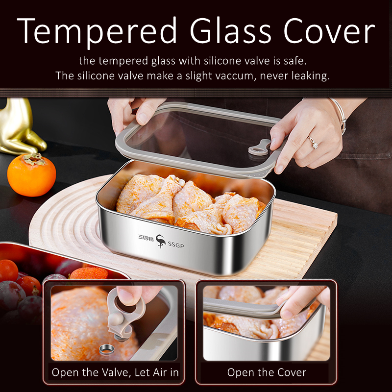 99.9% Anti-bacterial Crisper L - огляд і ціна Food Storage Kits