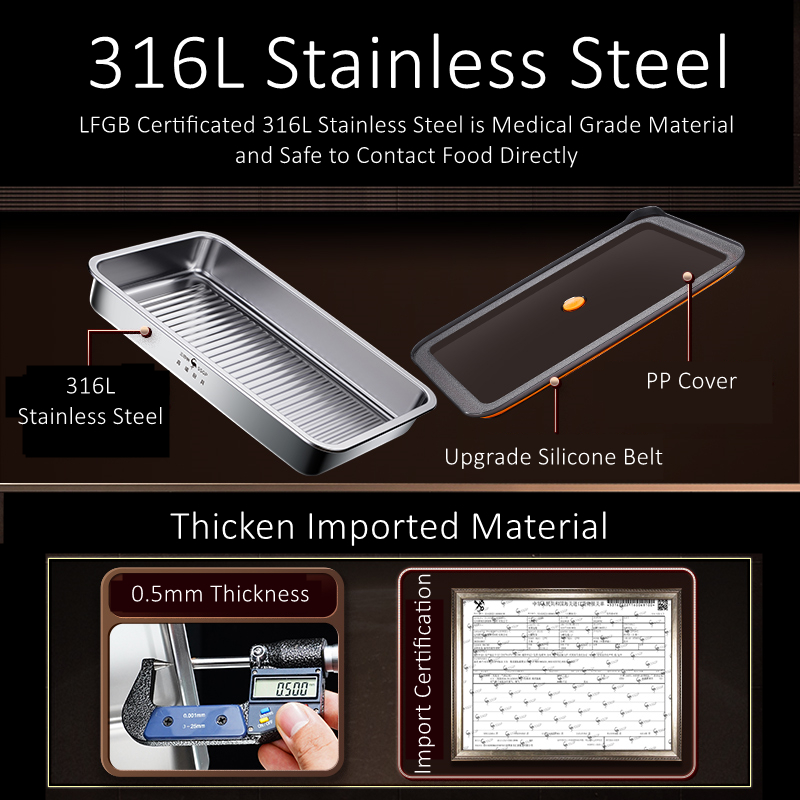LFGB Certificate 316L Stainles - огляд і ціна Food Storage Kits