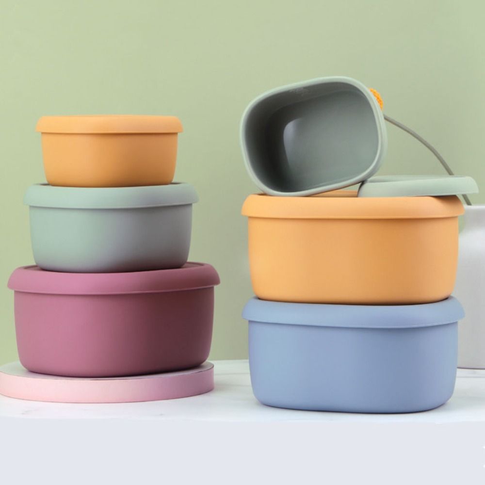 Reusable With Lid Silicone Lun - огляд і ціна Food Storage Oven Safe