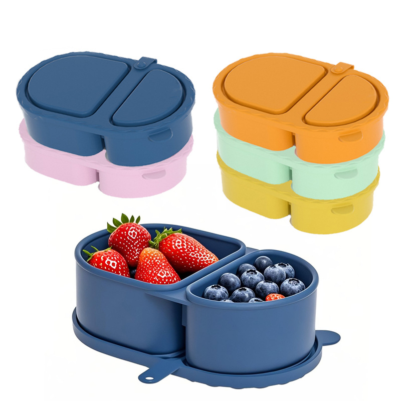 Silicone lunch box microwave h - огляд і ціна Food Storage With Compartments
