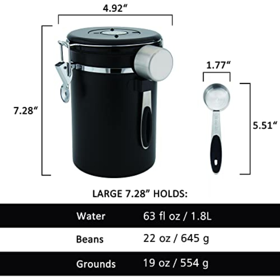 x 2pack 22oz Airtight Stainles - огляд і ціна Food Storage Stainless Steel
