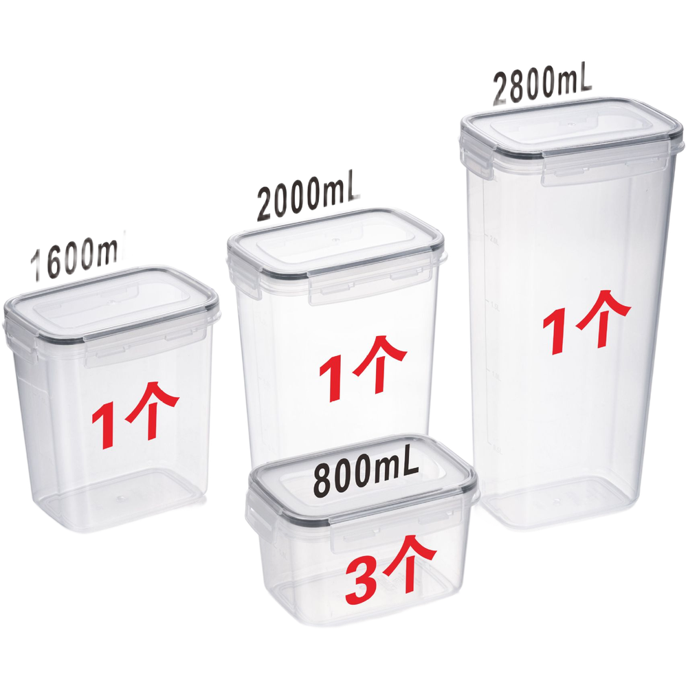 Square Transparent Airtight Fo - огляд і ціна Food Storage For Long Term
