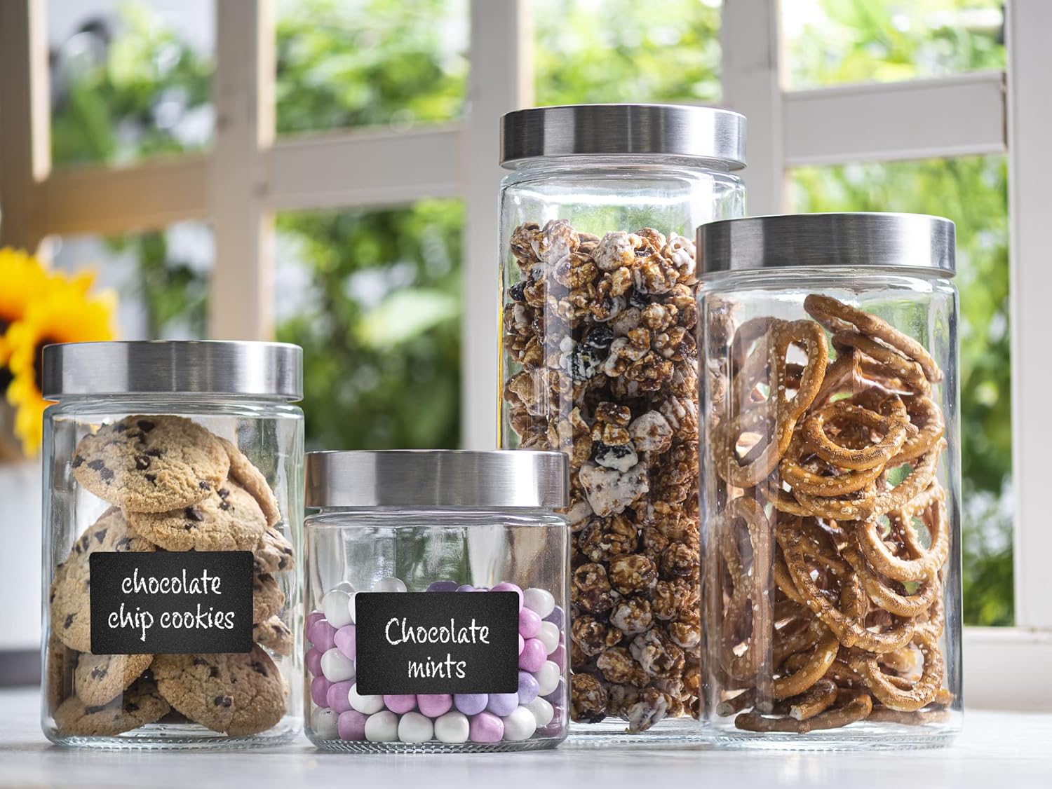 4pc Canister Sets for Kitchen  - огляд і ціна Set Food Storage