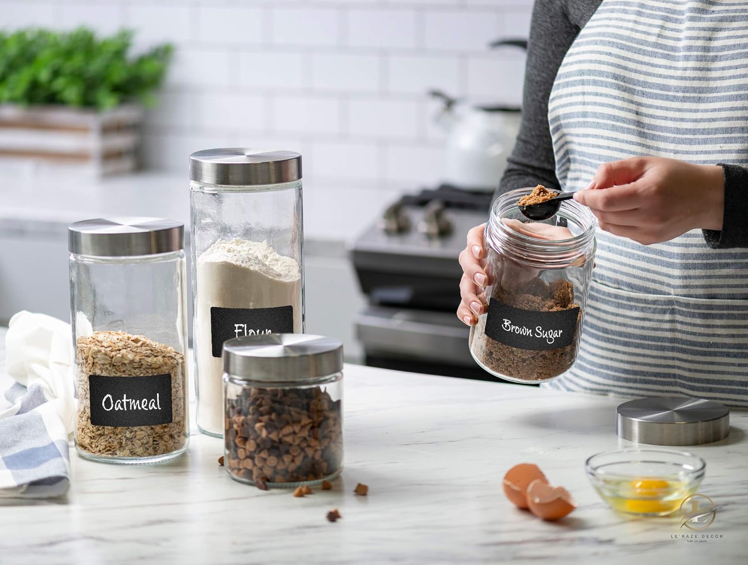 4pc Canister Sets for Kitchen  - огляд і ціна Set Food Storage