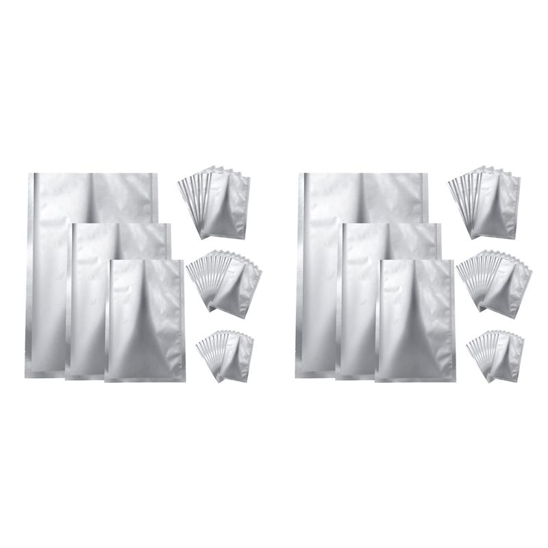 ABJI-50 Pieces 3 Sizes Mylar A - огляд і ціна Food Storage In Mylar Bags