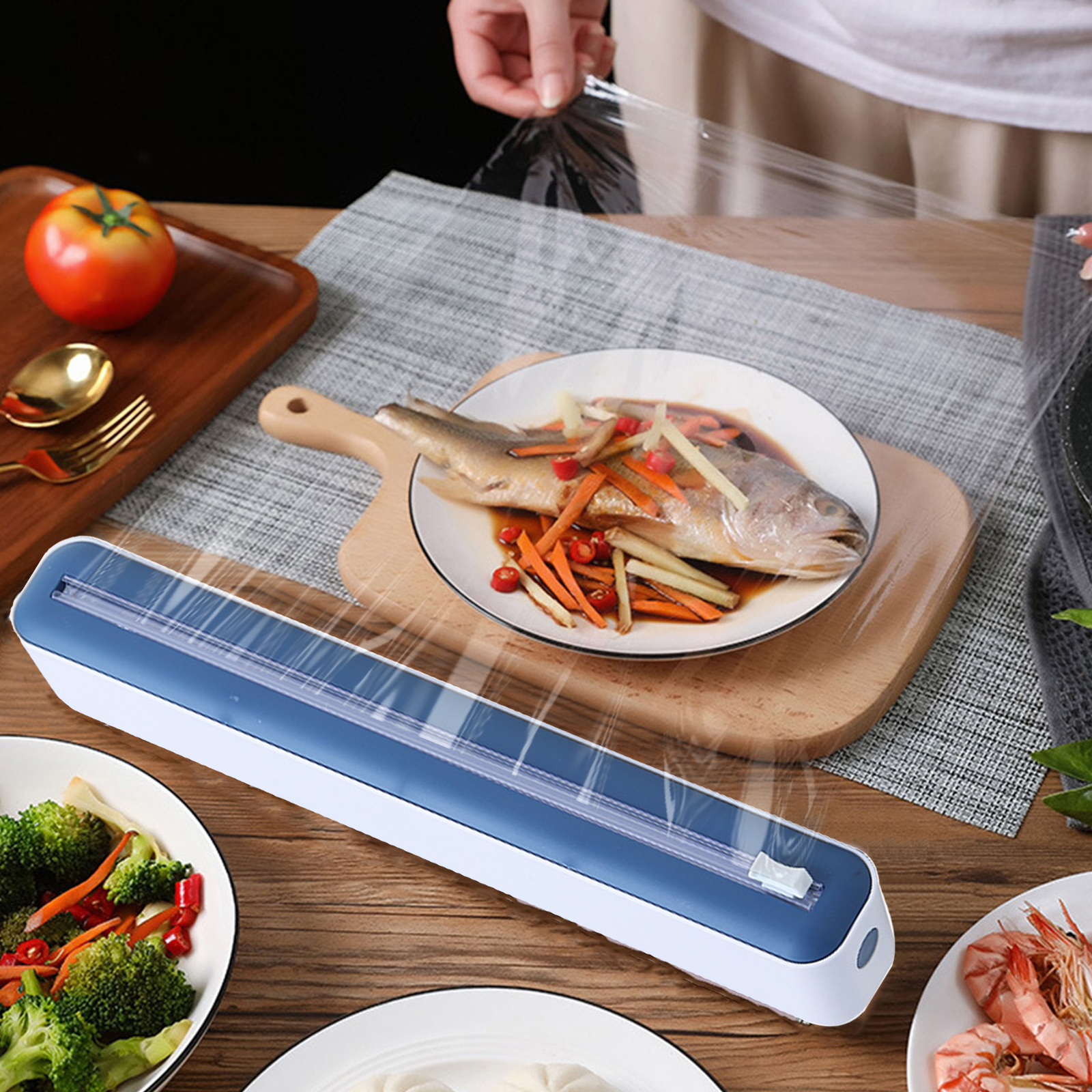 Waterproof Plastic Wrap Dispen - огляд і ціна Food Storage Dispenser