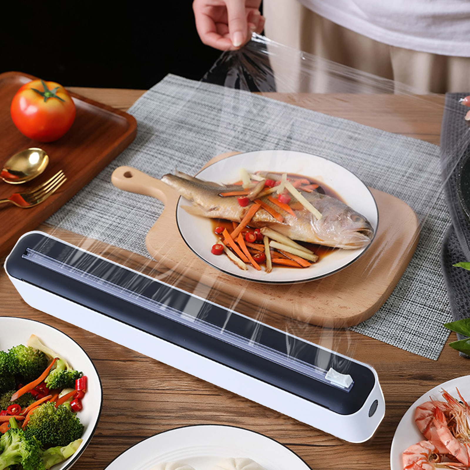 Waterproof Plastic Wrap Dispen - огляд і ціна Food Storage Dispenser