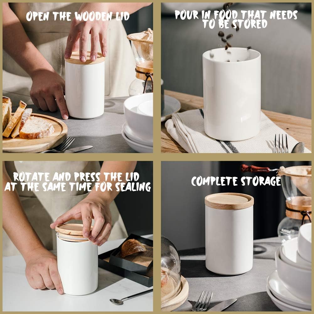 Kitchen Canisters Ceramic Food - огляд і ціна Food Storage Airtight