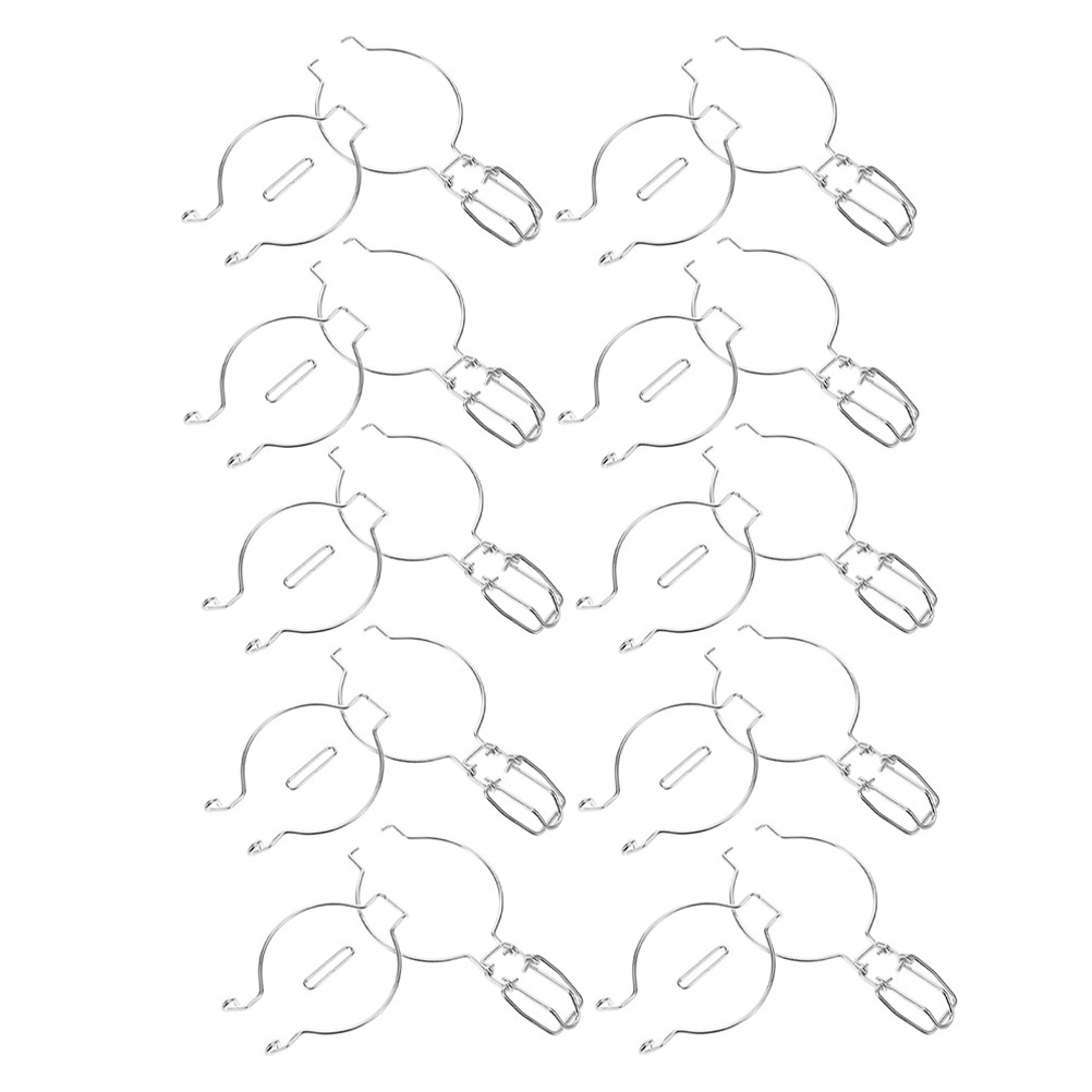 12Pcs Glass Jar Wire Clamps St - огляд і ціна Food Storage Stainless Steel