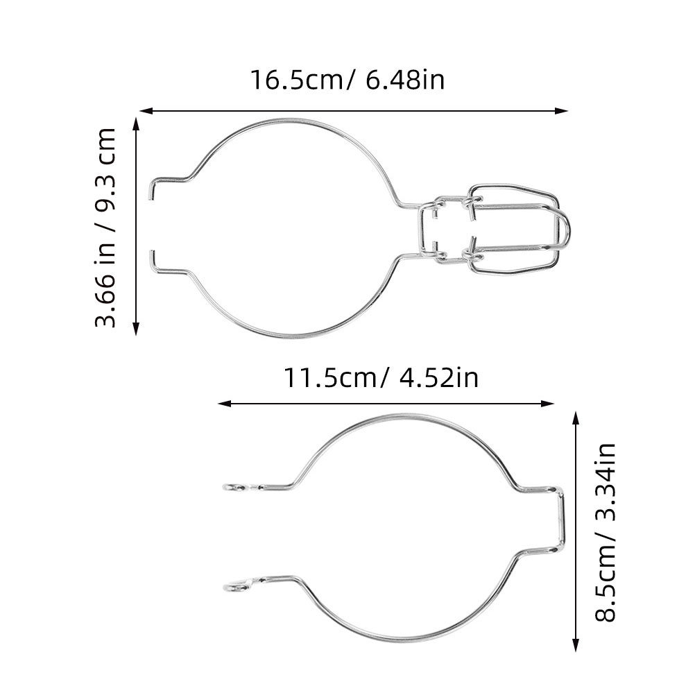 12Pcs Glass Jar Wire Clamps St - огляд і ціна Food Storage Stainless Steel