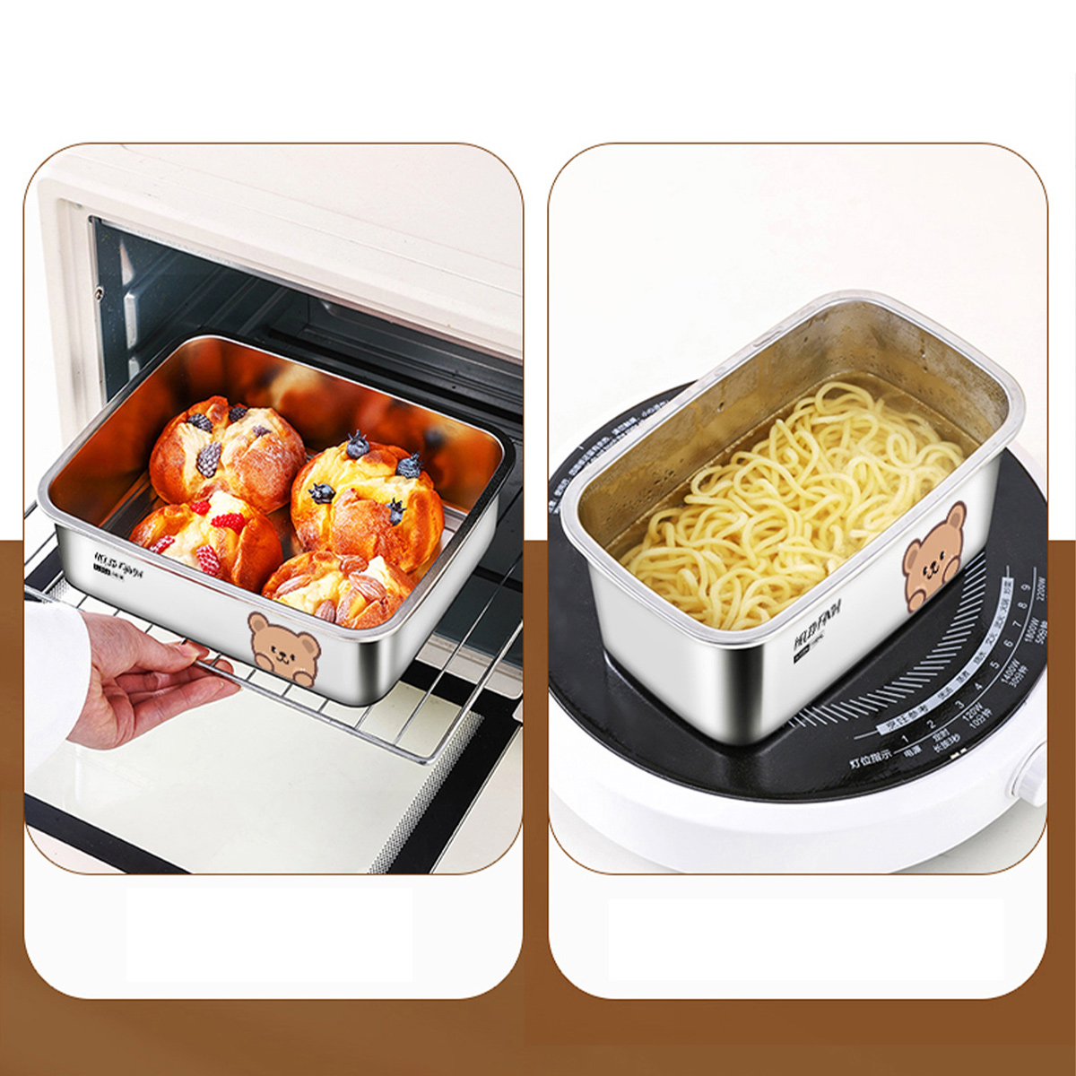 304 Stainless Steel Food Stora - огляд і ціна Food Storage With Dividers