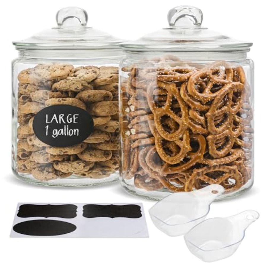 Glass Kitchen Jars Food and Co - огляд і ціна Food Storage Pantry