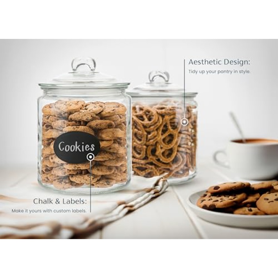 Glass Kitchen Jars Food and Co - огляд і ціна Food Storage Pantry