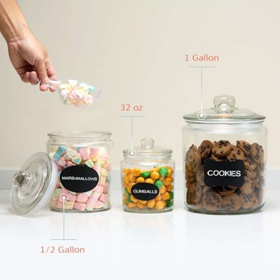 Glass Kitchen Jars Food and Co - огляд і ціна Food Storage Pantry