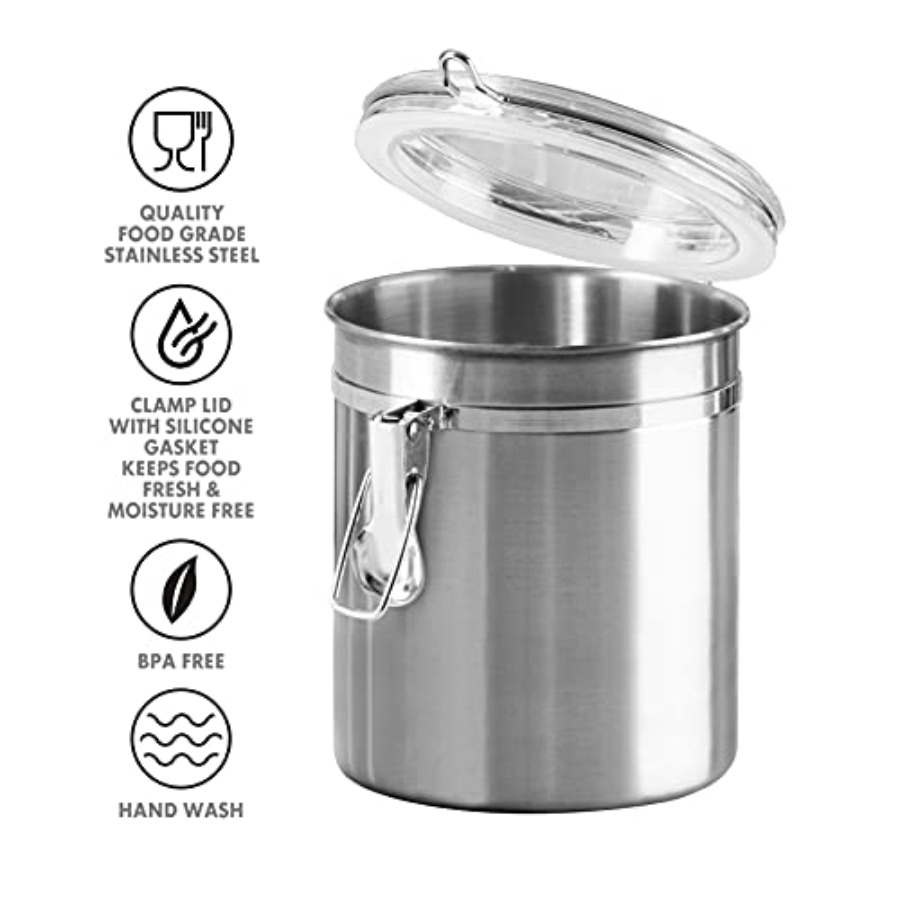 Set of 4 Stainless Steel Kitch - огляд і ціна Set Food Storage