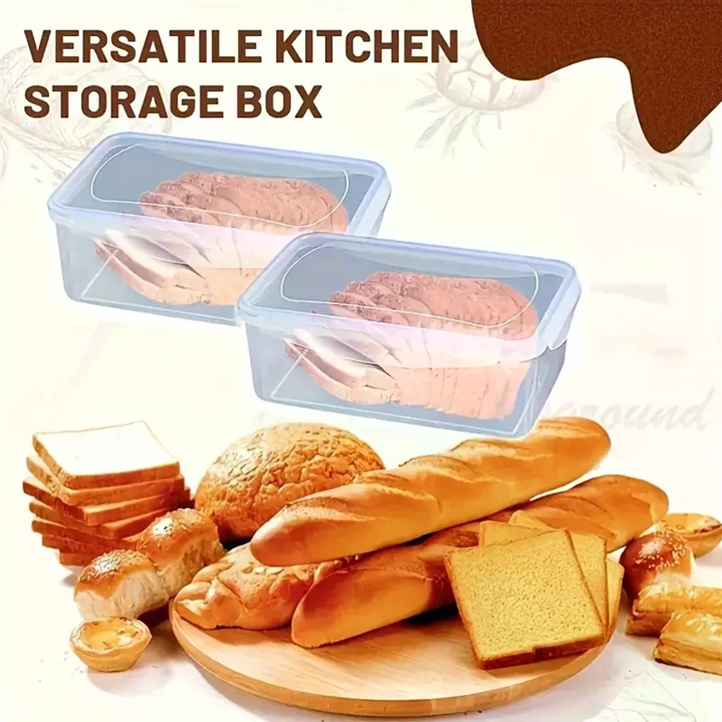 Plastic Bread Storage Box Airt - огляд і ціна Food Storage With Dividers