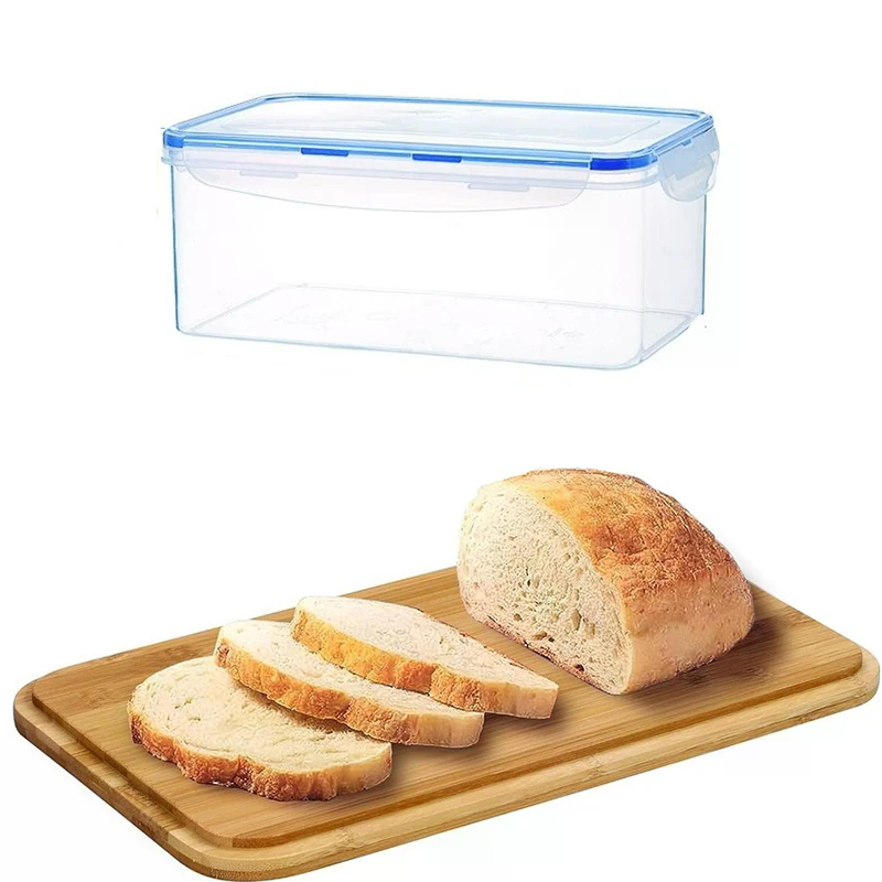 Plastic Bread Storage Box Airt - огляд і ціна Food Storage With Dividers