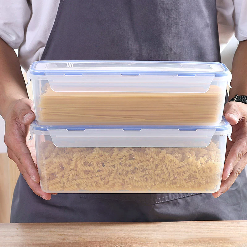 Plastic Bread Storage Box Airt - огляд і ціна Food Storage With Dividers