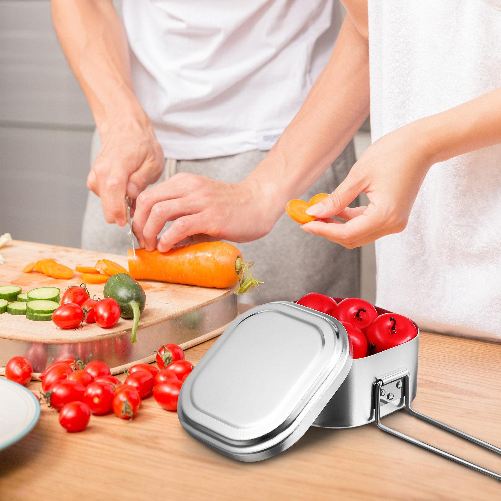 950Ml Aluminum Lunch Box Reusa - огляд і ціна Food Storage Aluminum Containers