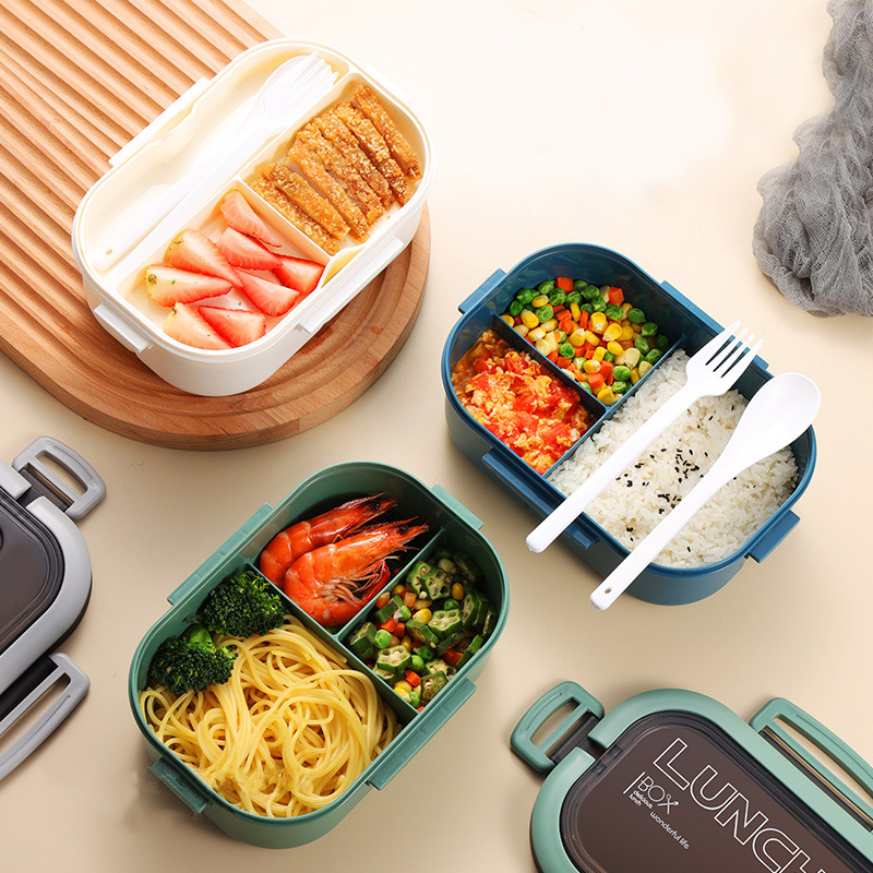 Single Double-layer Lunch Box  - огляд і ціна Food Storage With Compartments