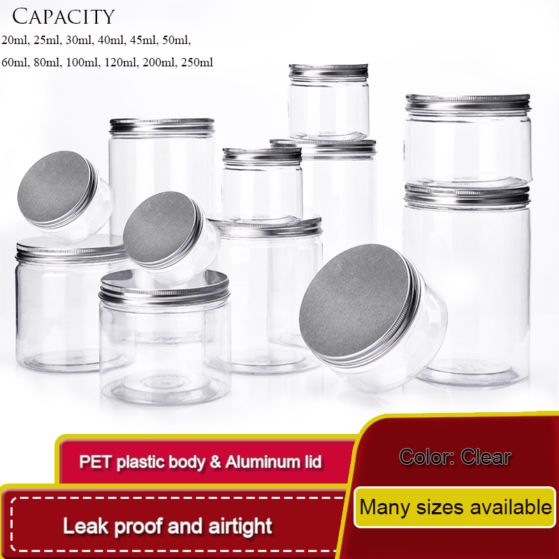 5-10P Storage Jars Clear Alumi - огляд і ціна Food Storage Aluminum Containers