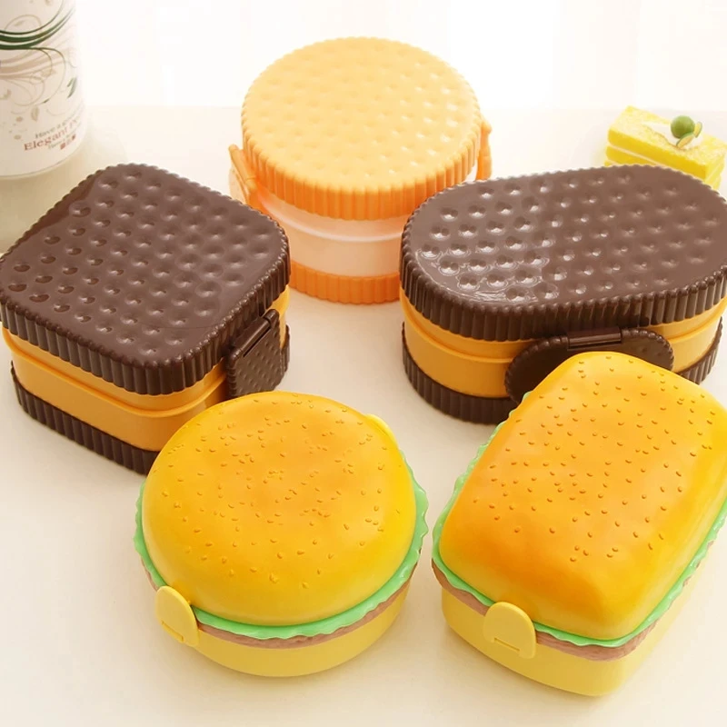 Hamburger Lunch Box Double Tie - огляд і ціна Food Storage Kits