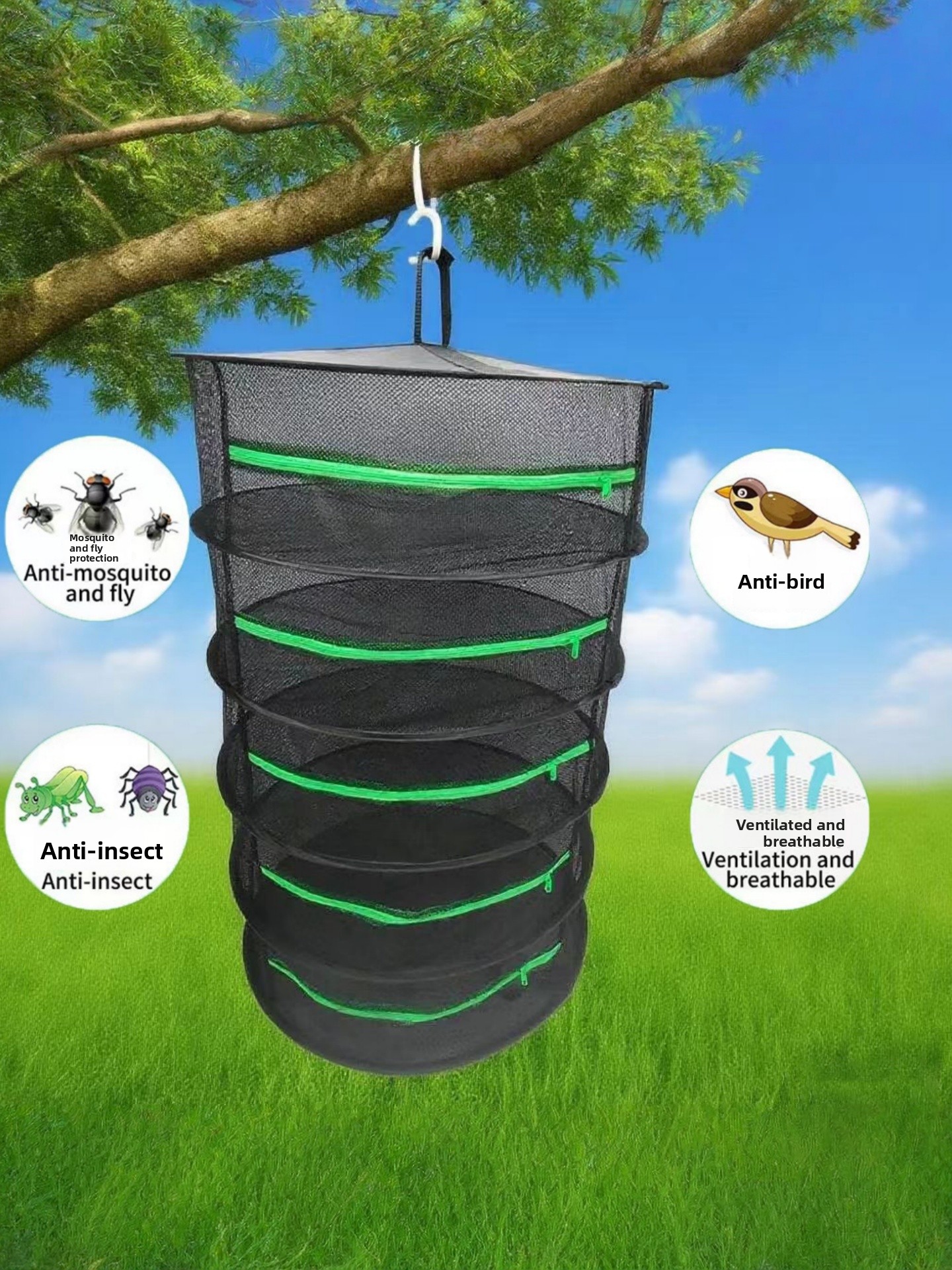 Food Grade Dry Goods Sun Dryin - огляд і ціна Food Storage Net