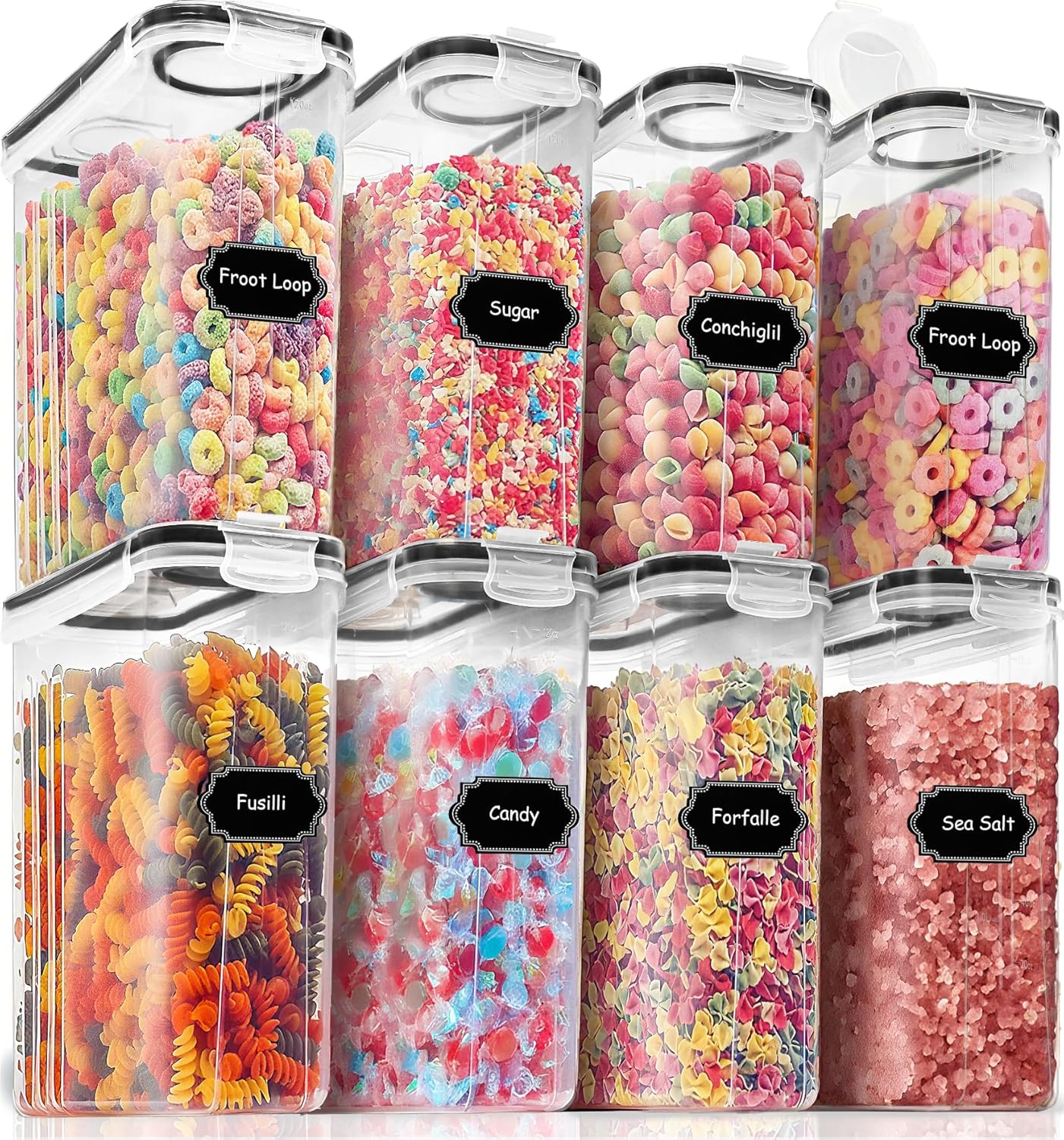 8-Piece Airtight Food Storage  - огляд і ціна Food Storage With Glass Lids