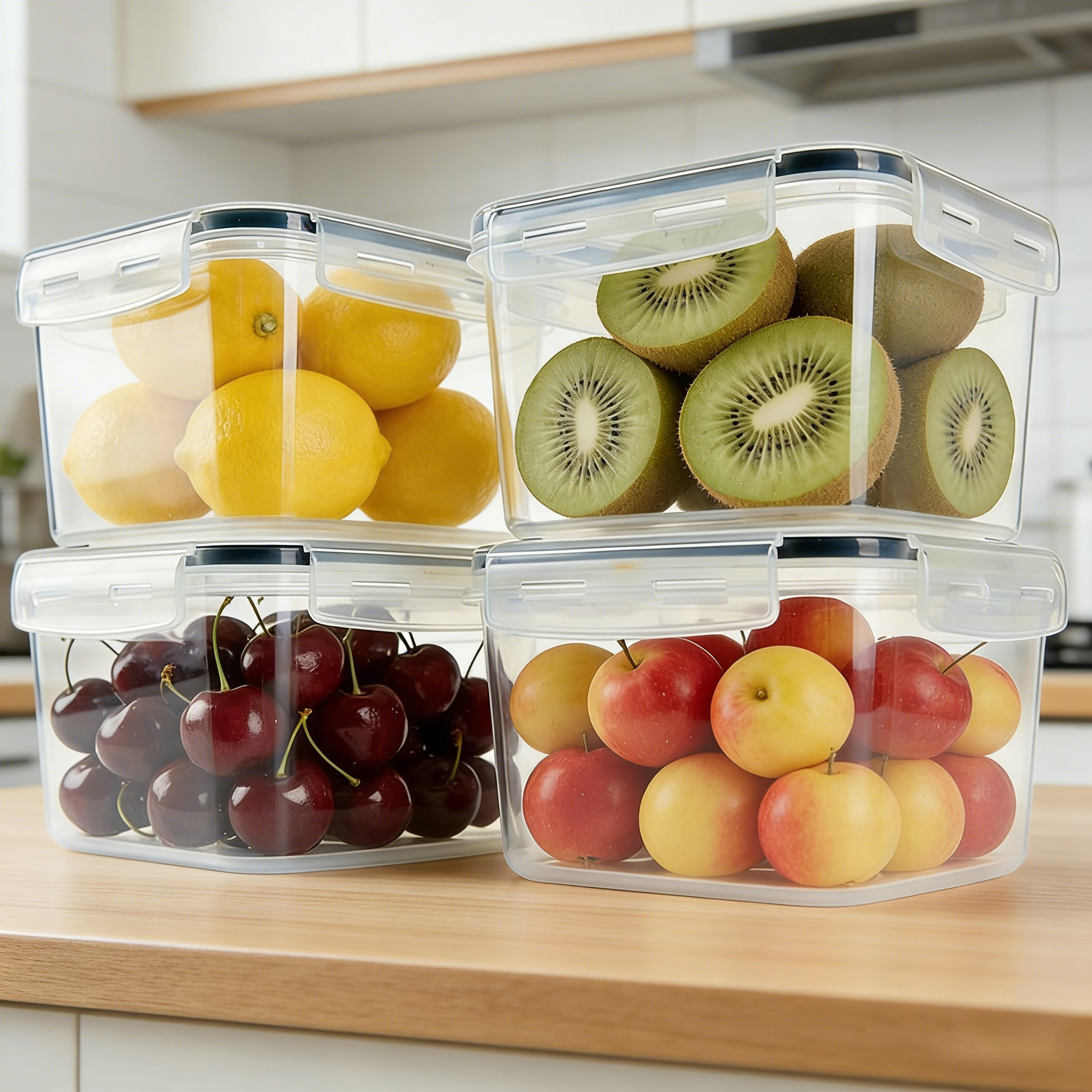 2L  2/4/6/8Pcs Large food cont - огляд і ціна Food Storage Food Safety
