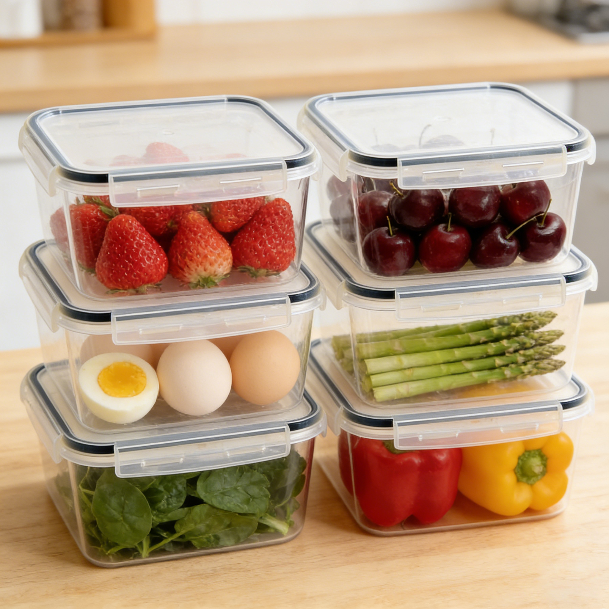 2L  2/4/6/8Pcs Large food cont - огляд і ціна Food Storage Food Safety