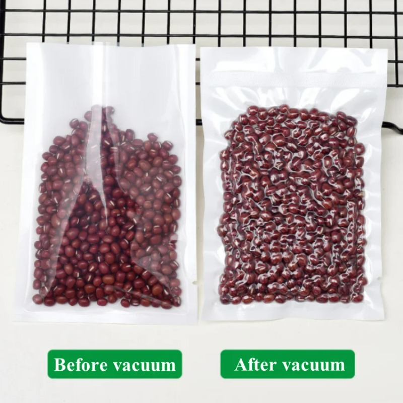 100PCS Open Top Clear White Va - огляд і ціна Food Storage For Long Term