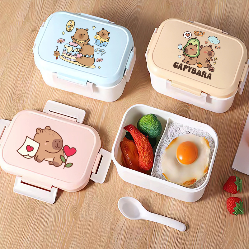 Capybara Bento Lunch Box Carto - огляд і ціна Food Storage Is