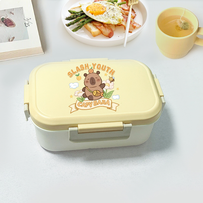Capybara Bento Lunch Box Carto - огляд і ціна Food Storage Is